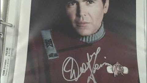 STAR TREK AUTOGRAPHS: THE ORIGINAL SERIES PART 1