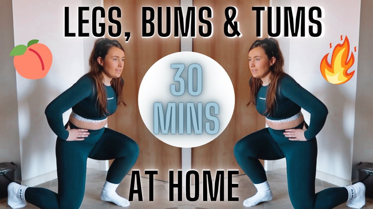 30 MINS LEGS BUMS & TUMS, Follow Along Home Workout