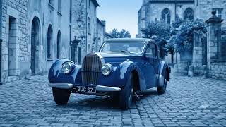 "A masterpiece in monochrome. The 1934 Bugatti Type 57