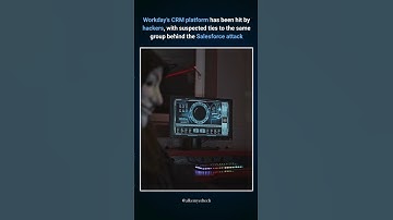 Cybersecurity Breach Alert | Workday CRM Reportedly Compromised After Salesforce Hack #alkemyedtech
