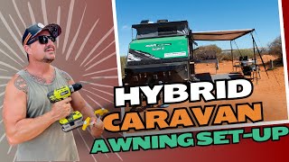 Hybrid Caravans Setting up the Standard Awning: Tips & Hacks