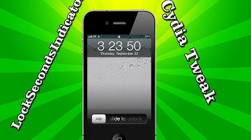 LockSecondsIndicator (Cydia Tweak) - Display Blinking Dots & Seconds on Your Lockscreen Clock