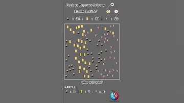 Rock vs Paper vs Scissor | Round 24/100 | #arenaofsimulations #animated #rockpaperscissors