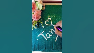 ✨Tanav❤️ Sand Art | ASMR Satisfying Name Writing #sandart #shorts #name