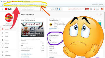 Starting on 29 July 2022, channels will no longer be able to hide their subscriber count on YouTube