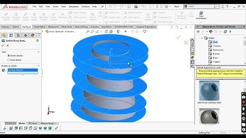 Variable Pitch Compression Spring in Solidworks