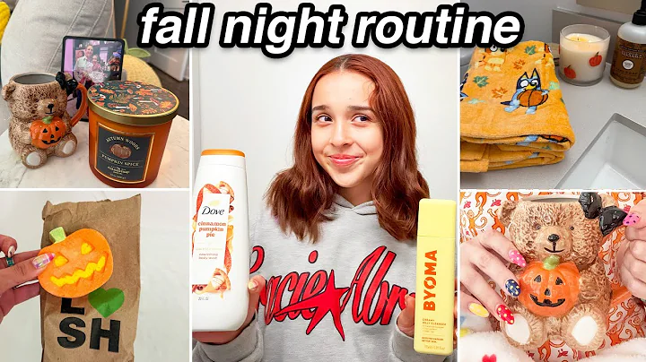 Productive Fall Night Routine (face masks, cooking, haul, bath bombs, etc)