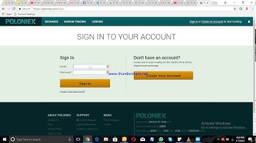 How To Create/Sign Up And Verify  A Poloniex Account