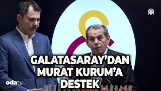 Galatasaray Başkanı Dursun Özbek'ten Murat Kurum'a destek: İstanbul için şanstır Resimi