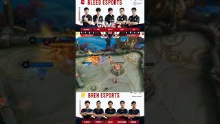 BREN ESPORTS vs BLEED ESPORTS GAME 2 #BringOnTheLegacy #SnapdragonProSeries  #Mobilelegends