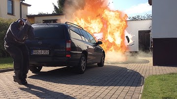 Car bombing Explosion with After Effects - FX Effects - free use