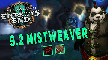 9.2 Mistweaver Monk | Double Legendaries & NEW Encrypted Affix Changes | M+ Gameplay | Shadowlands