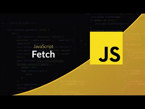 Vidéo: L'API de récupération est-elle asynchrone ?