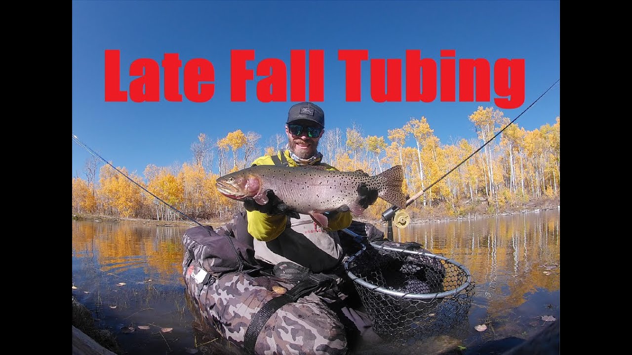 Late Fall Float Tube Fly fishing. 