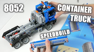 LEGO 8052 Speedbuild | LEGO Technic Container Truck | Speed Build 8052 LEGO Technic 2010 | LEGO Cars