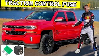 CHEVROLET SILVERADO TRACTION CONTROL FUSE LOCATION REPLACEMENT 2014 2015 2016 2017 2018 2019