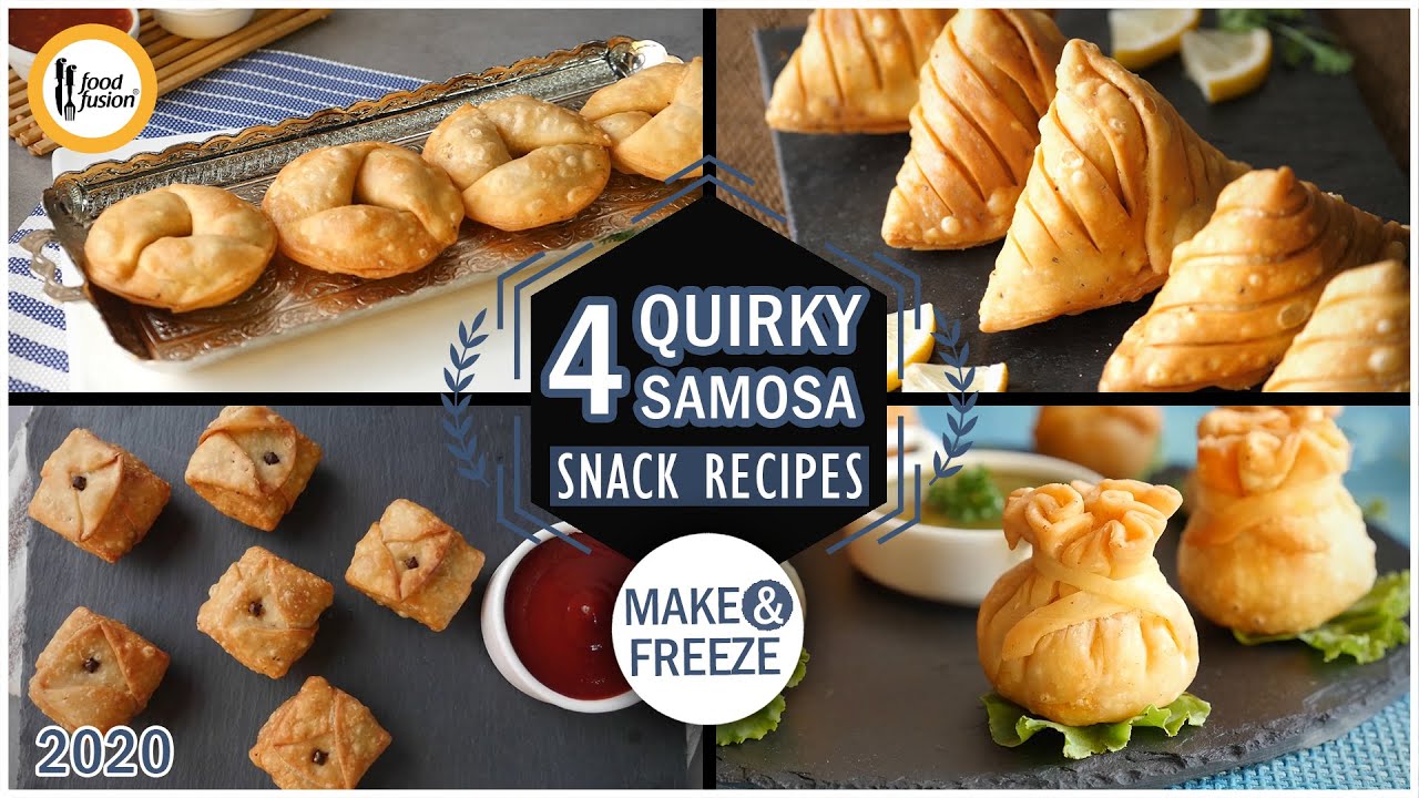 4 Make and Freeze Samosa Snack Recipes By Food Fusion