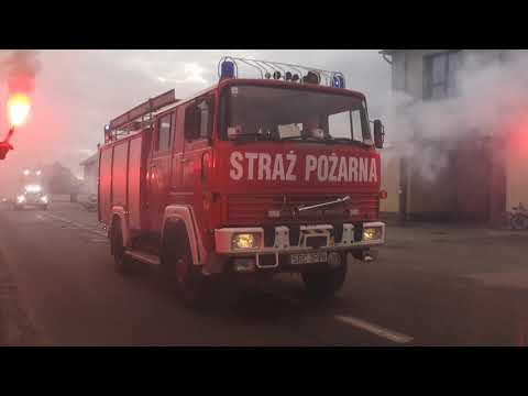 Powitanie nowego wozu strażackiego w Zawadzie Książęcej