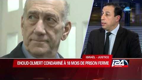 Ehud OImert condamné à 18 mois de prison ferme
