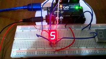 arduino七段顯示器製作倒數+正數功能