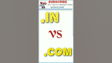 .in vs .com | difference between .in and .com domain name |#domainname