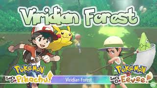 Viridian Forest - Pokemon Let&#39;s Go Pikachu and Eevee Game Music