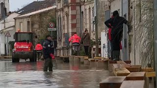 Inondations à Saintes pour la troisième fois au cours des derniers mois, alerte orange en vigueur