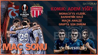 Avrupa Ligi H Grubu 4. Maçı | TRABZONSPOR - Monaco | Maç Sonu Yayını | Monaco'ya 4'ledik!