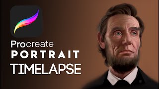 Portrait Timelapse IpadPro Procreate
