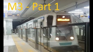 Sofia metro M3 Hadzhi Dimitar- Gorna Banya with Siemens Inspiro Pt1 | Метро София - Линия 3 Част 1