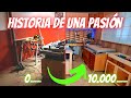 ❤️ Te cuento la HISTORIA de mi peculiar TALLER DE CARPINTERÍA EN CASA. Especial 10.000 Suscriptores