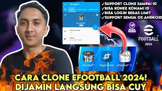 TUTORIAL TERBARU CARA MENGGANDAKAN APK EFOOTBALL 2024 MOBILE!! LANGSUNG BISA.. screenshot 3