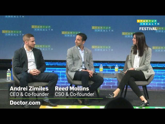 StartUp Health Festival Founder Stories - Andrei Zimiles and Reed Mollins Doctor.com