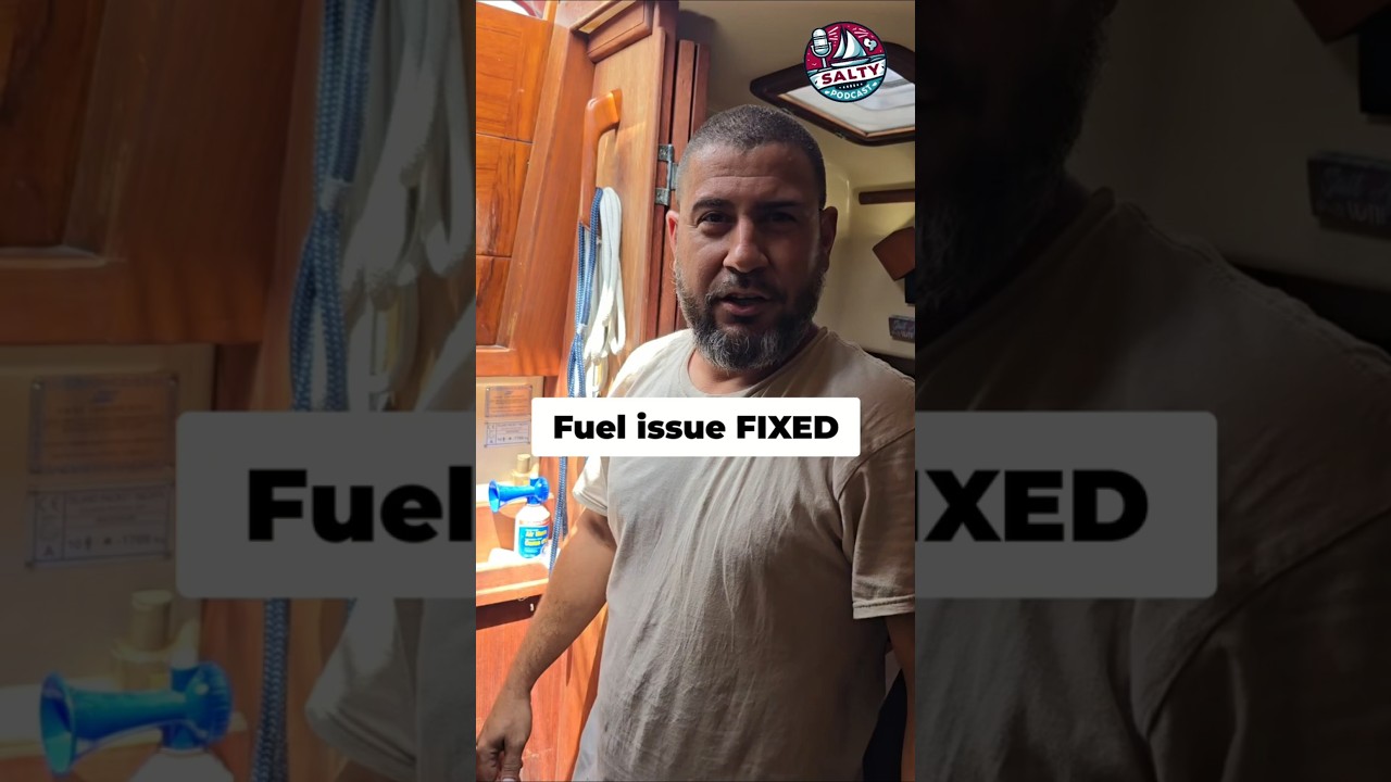 ⁣Sailboat No Start Fixed: Fuel, Impeller & Belts  #shorts