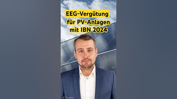 EEG-Vergütung für PV-Anlagen, die 2024 in Betrieb genommen wurden