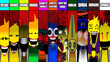 EVERY Incredibox Characters From Incredibox SPRUNKI RETAKE! All New Mod Versions Comparison