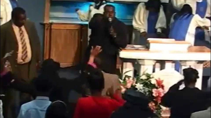 Bishop Earnest McDonald Praying Over the Men... Po...