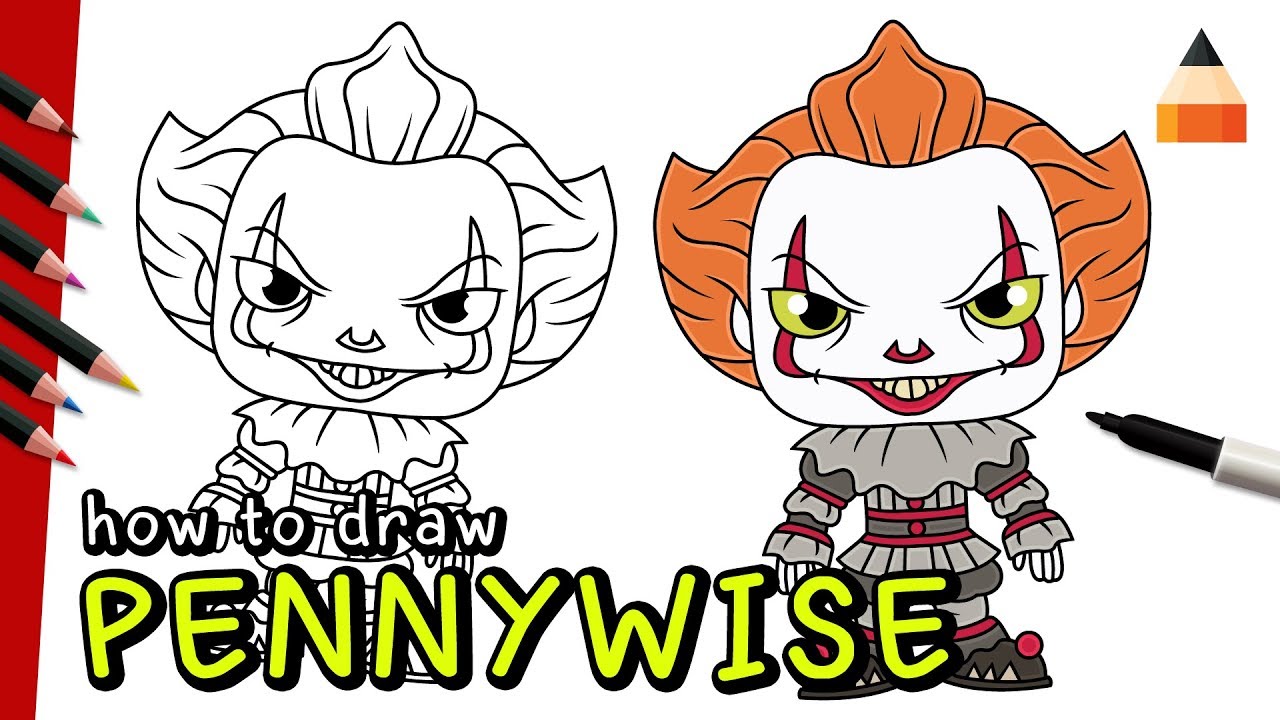 Featured image of post How To Draw Pennywise Easy the other diagrams beginning with number one then number two and so on show how to