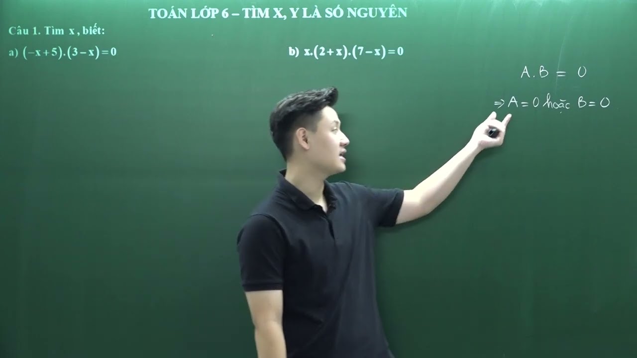 Toán lớp 6 - Tìm x, y là số nguyên - Câu điểm 10 trong đề thi - Thầy Lê Ngọc Diên