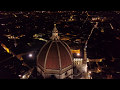 Drone Tour over Florence Italy (day and night)