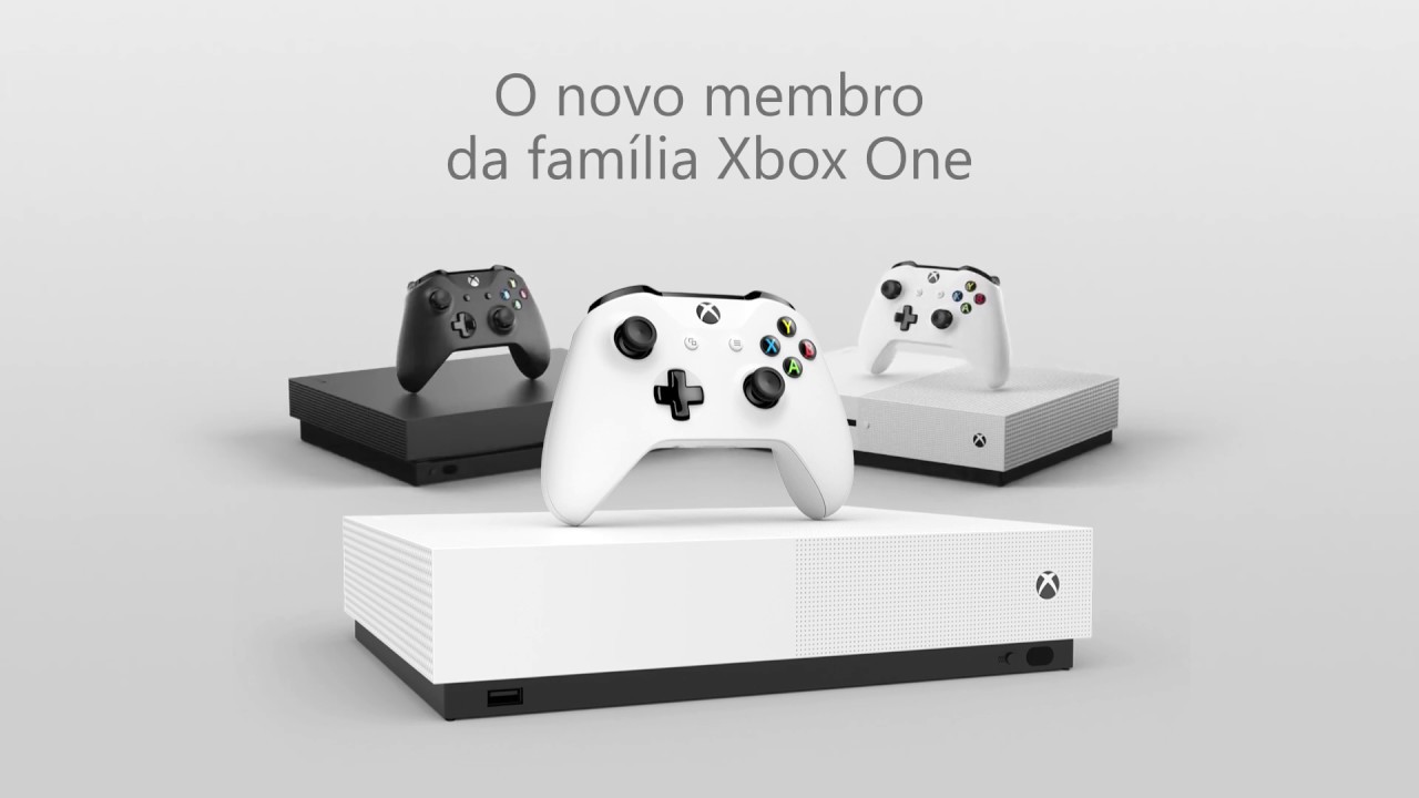 XBOX ONE S ALL DIGITAL 1TB COM 3 JOGOS INCLUSOS