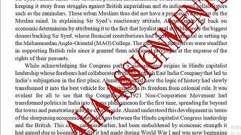 Constitutional Development and Muslim Response in India (5675)AIOU Solved Assignment@AHA Assignments