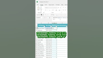 Datedif function in Excel #excel #exceltips #excelformula #tutorial #productivity