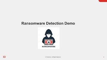 FortiDeceptor 3.3 Ransomware Detection