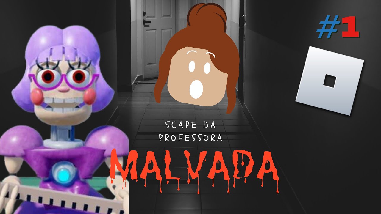 Roblox ESCAPE DA PROFESSORA MALVADA (Escape Miss Ani-Tron's Detention) 