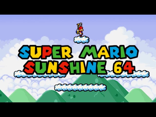  Online Flash Games - Super Mario Sunshine 64