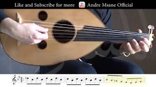 Technical Oud Exercise; Maqam Saba - Al Msann Book, Oud Method تمرين تقني على العود من مقام صبا