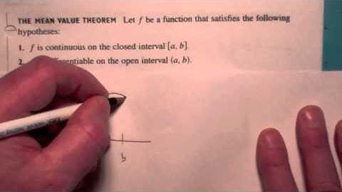 The Mean Value Theorem ( 151 4.2)