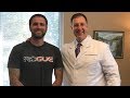 Crossfitter marine gets adjusted neck back pain w chiropractor dr david warwick