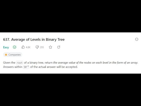 Average Of Levels Binary Tree - C#